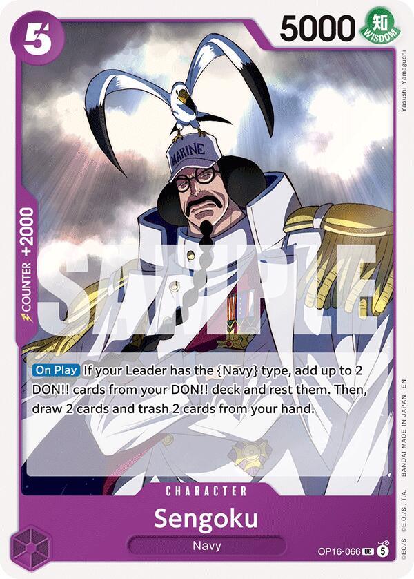 Sengoku (066) - OP16-066 - The Time of Battle (OP16) - Normal - One Piece TCG Card