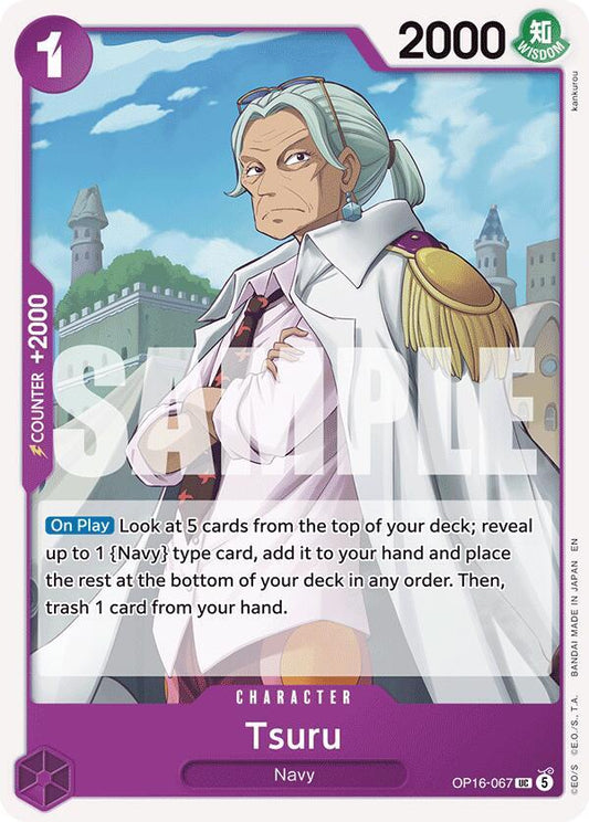 Tsuru - OP16-067 - The Time of Battle (OP16) - Normal - One Piece TCG Card