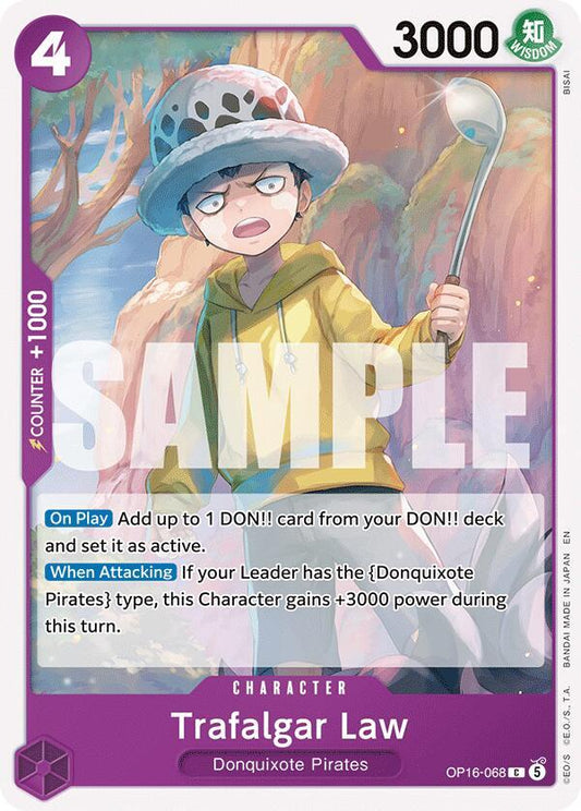 Trafalgar Law (068) - OP16-068 - The Time of Battle (OP16) - Normal - One Piece TCG Card