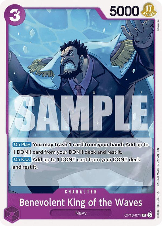 Benevolent King of the Waves - OP16-071 - The Time of Battle (OP16) - Normal - One Piece TCG Card