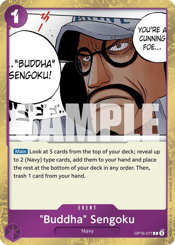 "Buddha" Sengoku - OP16-077 - The Time of Battle (OP16) - Foil - One Piece TCG Card