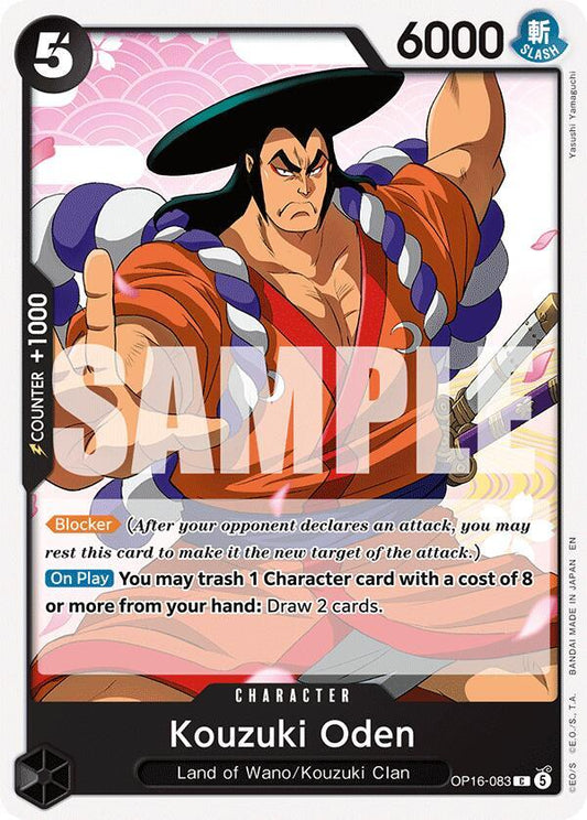 Kouzuki Oden - OP16-083 - The Time of Battle (OP16) - Normal - One Piece TCG Card
