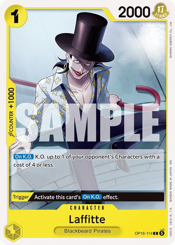 Laffitte - OP16-114 - The Time of Battle (OP16) - Normal - One Piece TCG Card