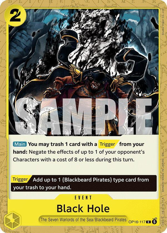 Black Hole - OP16-117 - The Time of Battle (OP16) - Normal - One Piece TCG Card