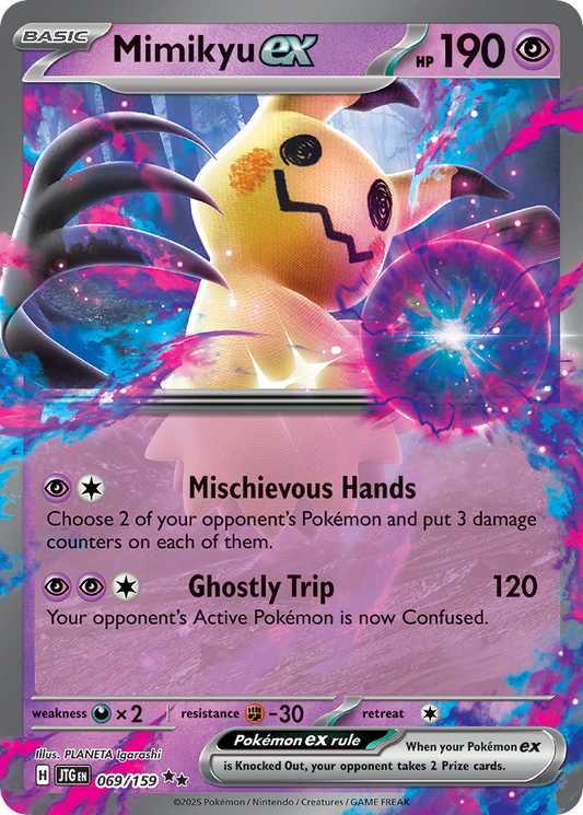Mimikyu ex - 69/159 - Scarlet & Violet Journey Together (JTG)