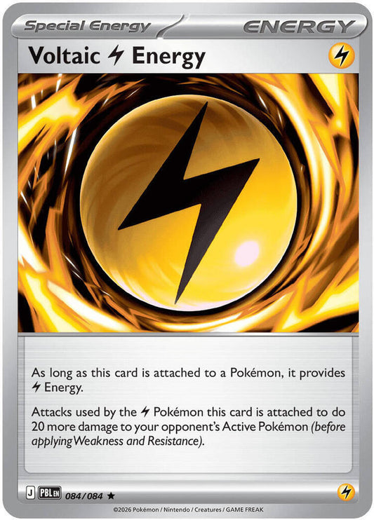 Voltaic Lightning Energy - 084/084 - ME05: Pitch Black (PBL) - Holofoil - Pokemon TCG Card