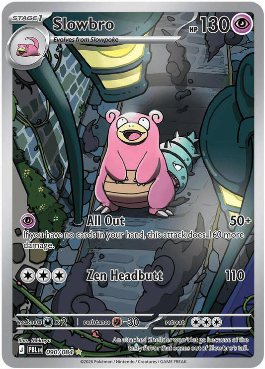 Slowbro - 090/084 - ME05: Pitch Black (PBL) - Illustration Rare - Holofoil - Pokemon TCG Card