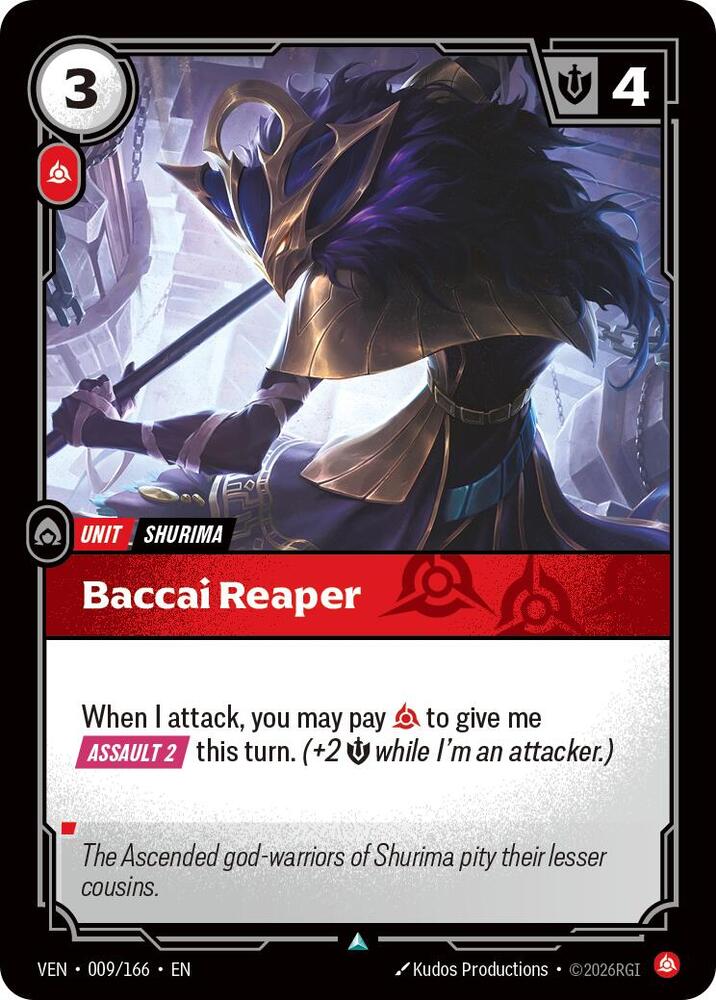 Baccai Reaper - 009/166 - Vendetta (VEN) - Foil