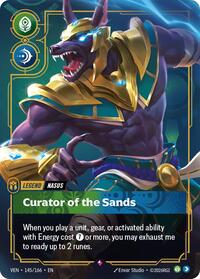 Nasus - Curator of the Sands - 145/166 - Vendetta (VEN) - Foil
