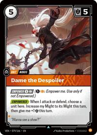 Dame the Despoiler - 079/166 - Vendetta (VEN) - Normal