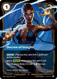 Decree of Insight - 061/166 - Vendetta (VEN) - Foil