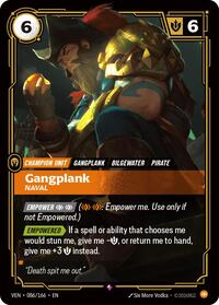 Gangplank - Naval - 086/166 - Vendetta (VEN) - Foil