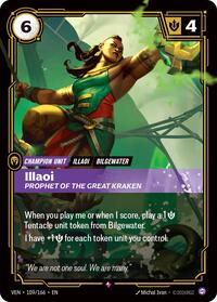 Illaoi - Prophet of the Great Kraken - 109/166 - Vendetta (VEN) - Foil