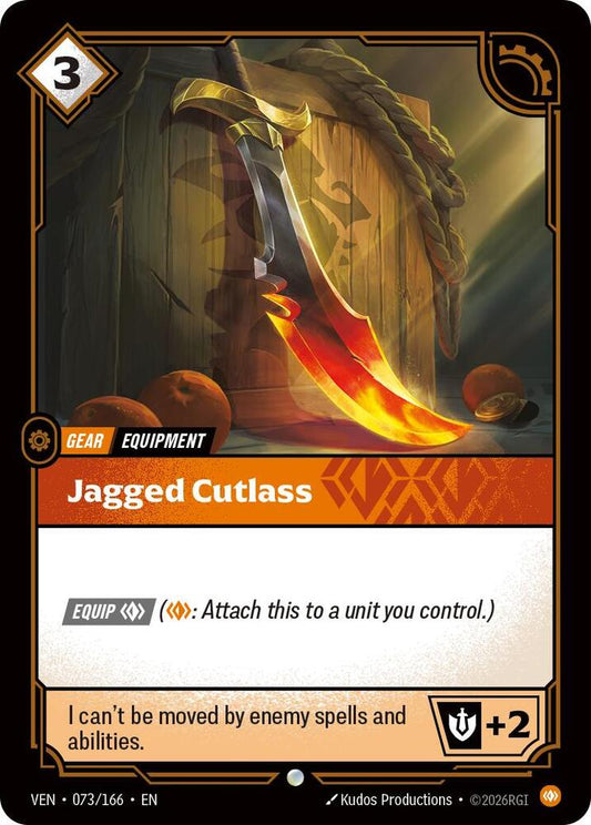 Jagged Cutlass - 073/166 - Vendetta (VEN) - Foil