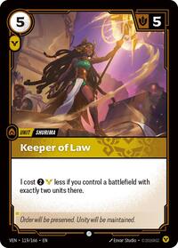 Keeper of Law - 119/166 - Vendetta (VEN) - Normal