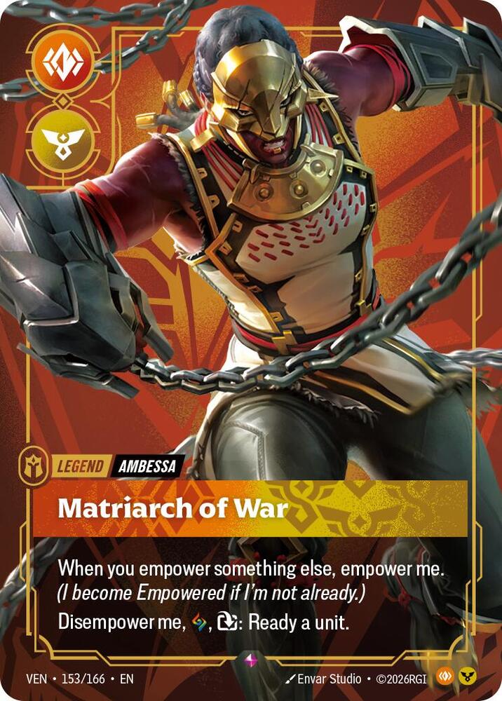 Ambessa - Matriarch of War - 153/166 - Vendetta (VEN) - Foil