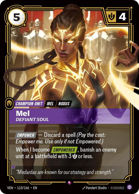 Mel - Defiant Soul - 110/166 - Vendetta (VEN) - Foil