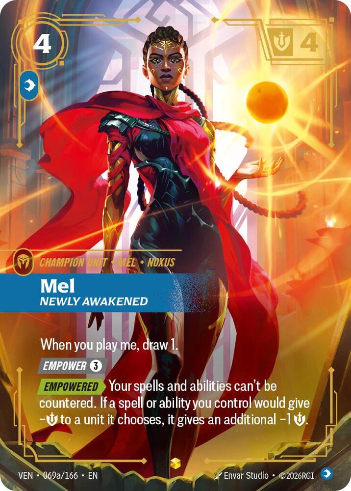 Mel - Newly Awakened (Alternate Art) - 069a/166 - Vendetta (VEN) - Foil