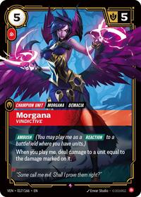 Morgana - Vindictive - 017/166 - Vendetta (VEN) - Foil