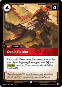 Oasis Raider - 006/166 - Vendetta (VEN) - Normal