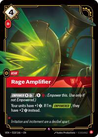 Rage Amplifier - 018/166 - Vendetta (VEN) - Foil