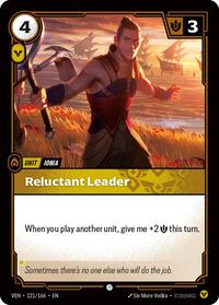 Reluctant Leader - 121/166 - Vendetta (VEN) - Normal