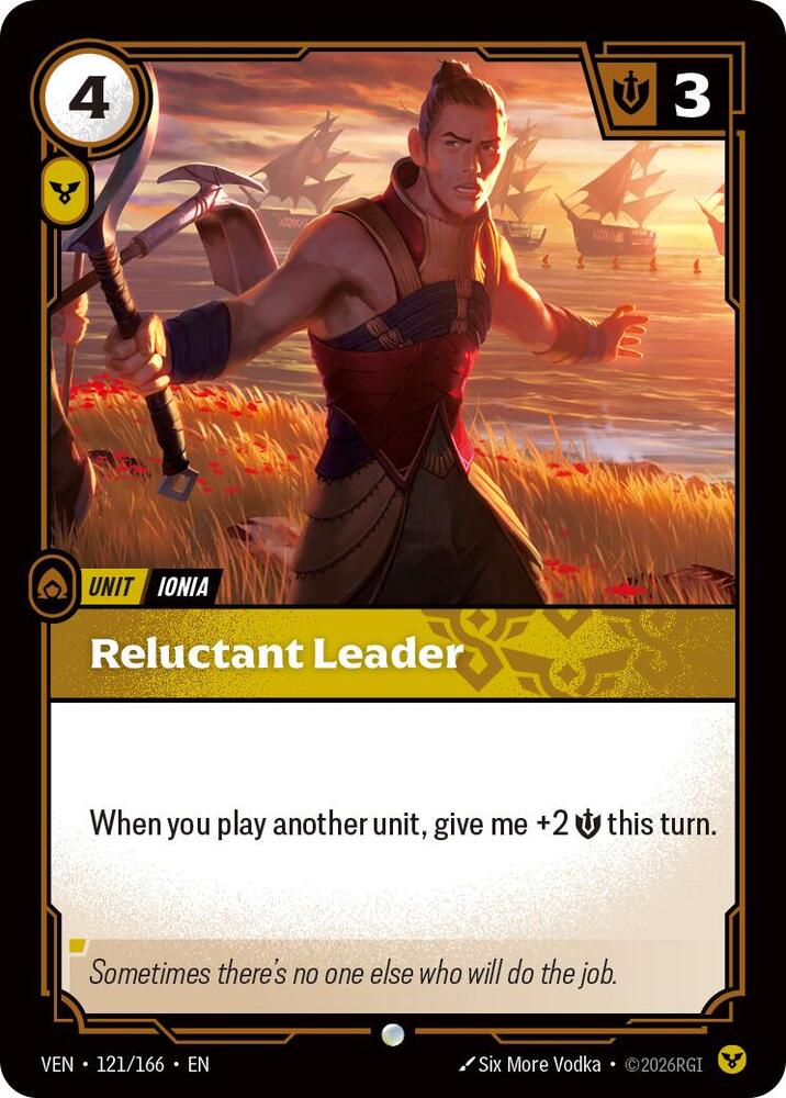 Reluctant Leader - 121/166 - Vendetta (VEN) - Foil