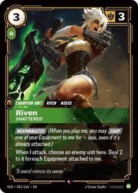Riven - Shattered - 041/166 - Vendetta (VEN) - Foil
