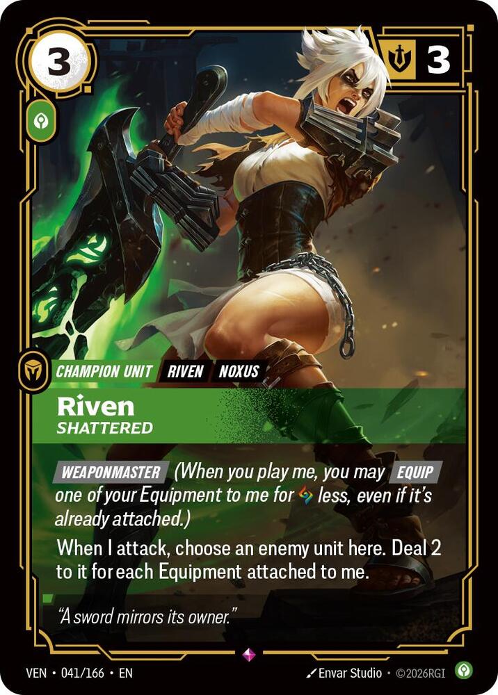 Riven - Shattered - 041/166 - Vendetta (VEN) - Foil