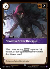 Shadow Order Disciple - 095/166 - Vendetta (VEN) - Normal