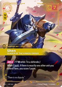Shen - Leader of the Kinkou Order - 138/166 - Vendetta (VEN) - Foil