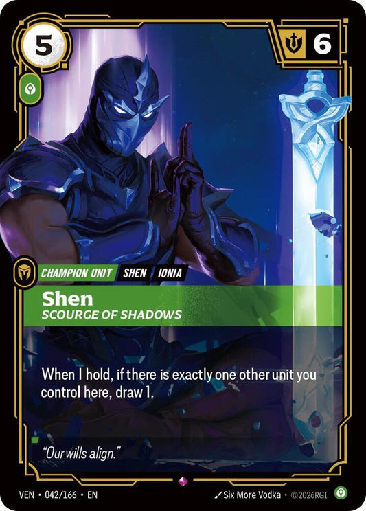 Shen - Scourge of Shadows - 042/166 - Vendetta (VEN) - Foil
