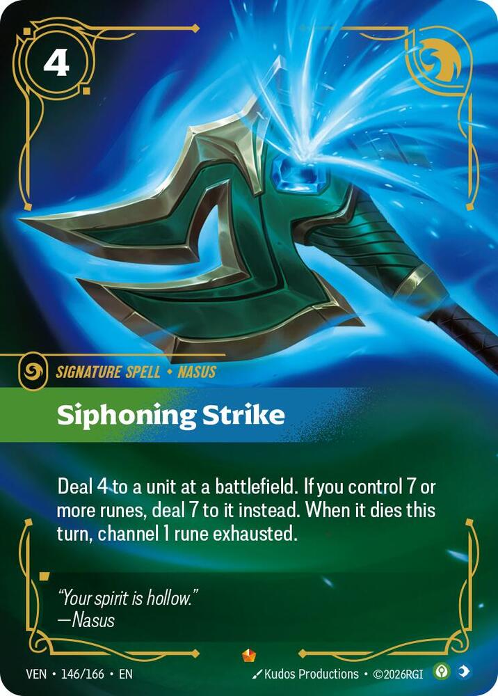 Siphoning Strike - 146/166 - Vendetta (VEN) - Foil