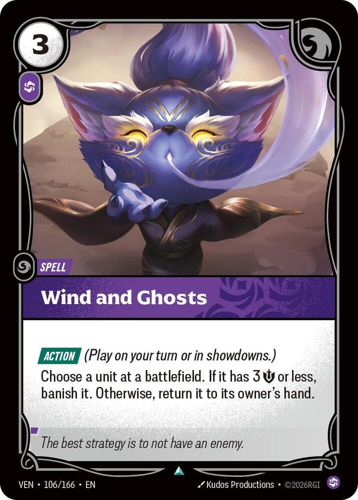 Wind and Ghosts - 106/166 - Vendetta (VEN) - Foil