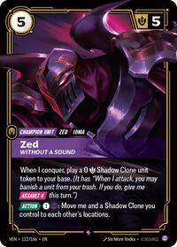 Zed - Without a Sound - 112/166 - Vendetta (VEN) - Foil