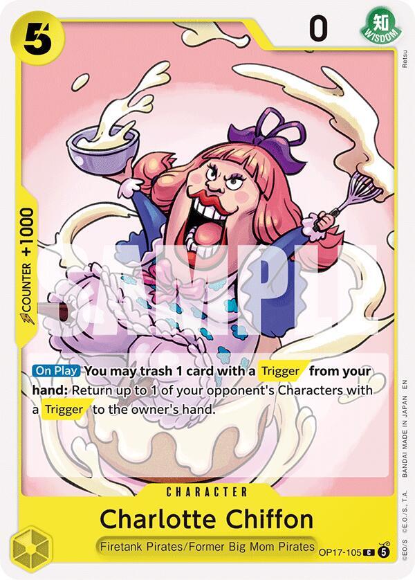 Charlotte Chiffon - OP17-105 - The World's Strongest Warriors (OP17) - Normal - One Piece TCG Card