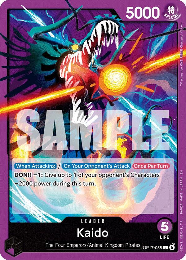 Kaido (058) - OP17-058 - The World's Strongest Warriors (OP17) - Normal - One Piece TCG Card