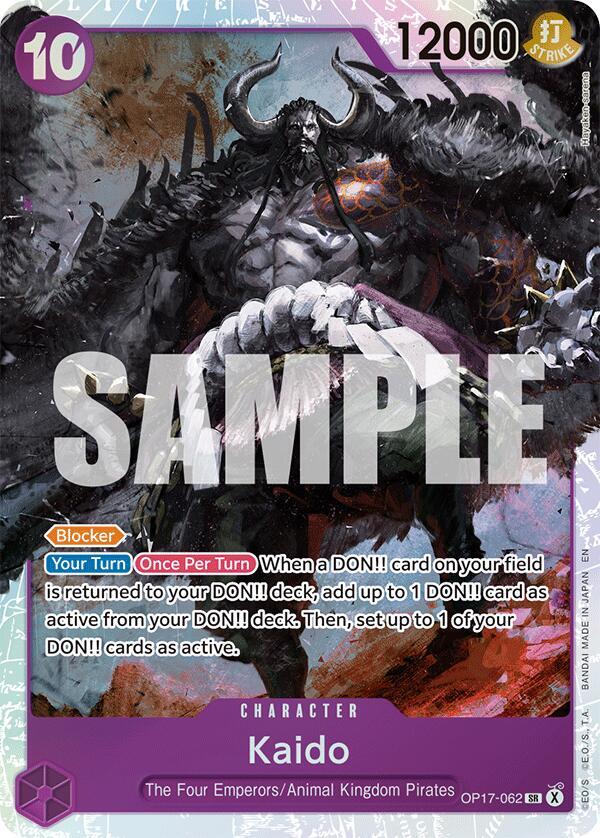 Kaido (062) - OP17-062 - The World's Strongest Warriors (OP17) - Foil - One Piece TCG Card