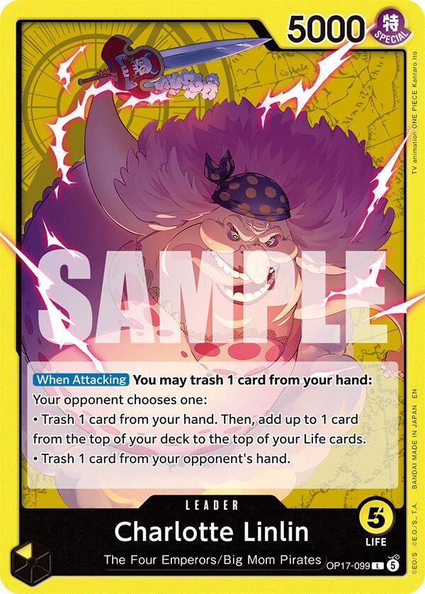 Charlotte Linlin (099) - OP17-099 - The World's Strongest Warriors (OP17) - Normal - One Piece TCG Card