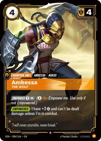 Ambessa - The Wolf - 084/166 - Vendetta (VEN) - Foil