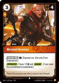 Brutal Hunter - 070/166 - Vendetta (VEN) - Normal