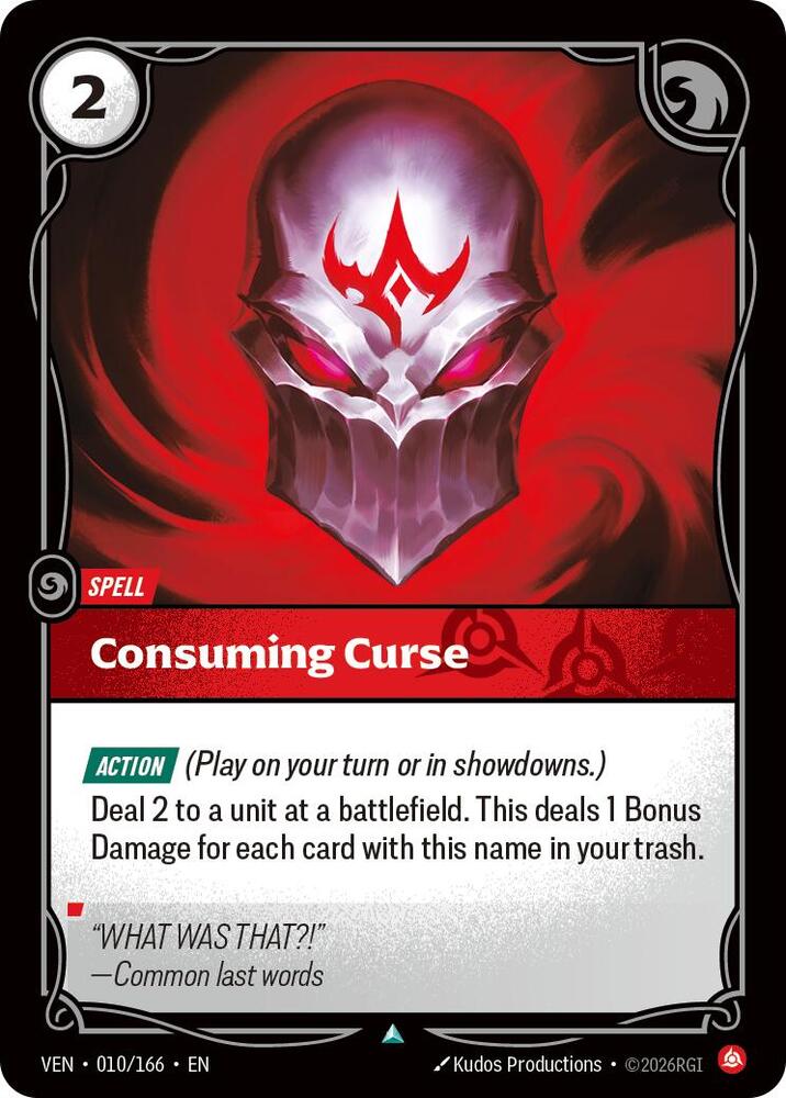 Consuming Curse - 010/166 - Vendetta (VEN) - Normal