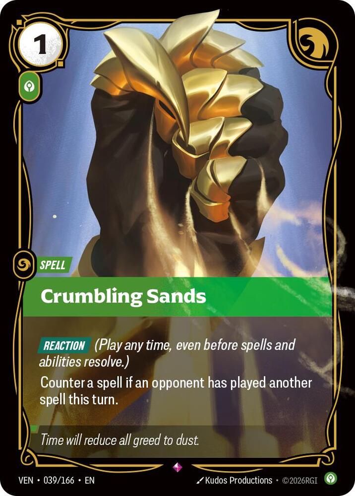 Crumbling Sands - 039/166 - Vendetta (VEN) - Foil