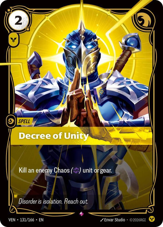 Decree of Unity - 131/166 - Vendetta (VEN) - Foil