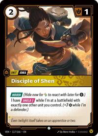 Disciple of Shen - 117/166 - Vendetta (VEN) - Normal