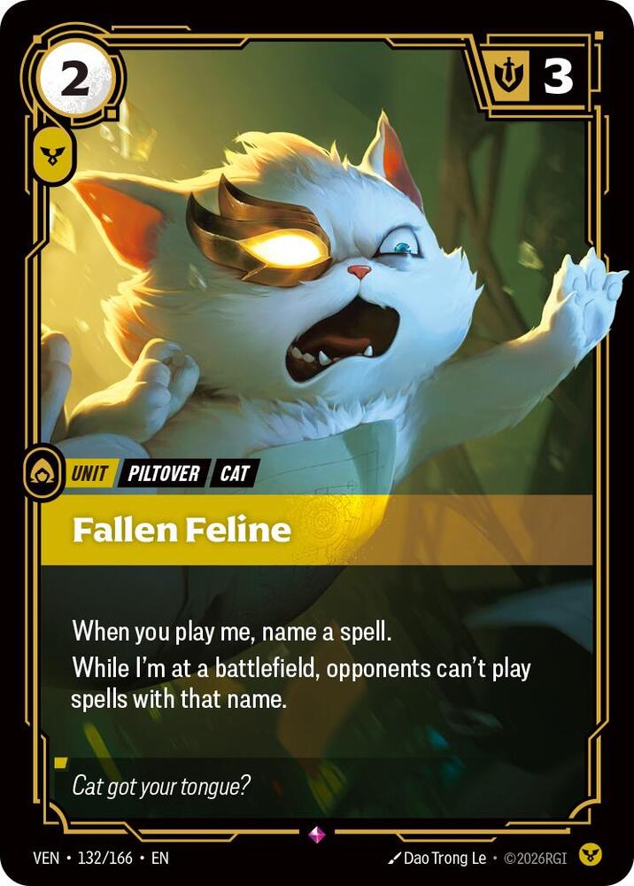 Fallen Feline - 132/166 - Vendetta (VEN) - Foil