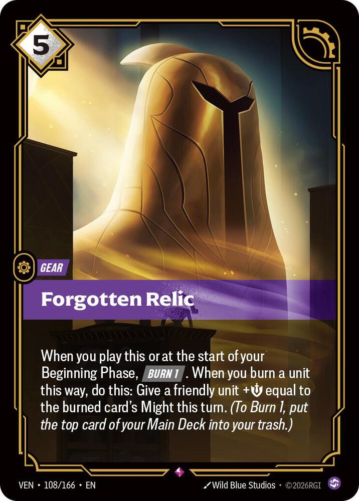 Forgotten Relic - 108/166 - Vendetta (VEN) - Foil