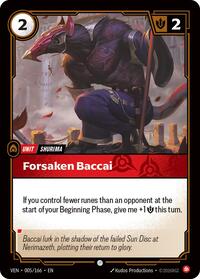 Forsaken Baccai - 005/166 - Vendetta (VEN) - Normal