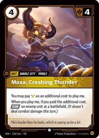 Masa, Crashing Thunder - 120/166 - Vendetta (VEN) - Normal