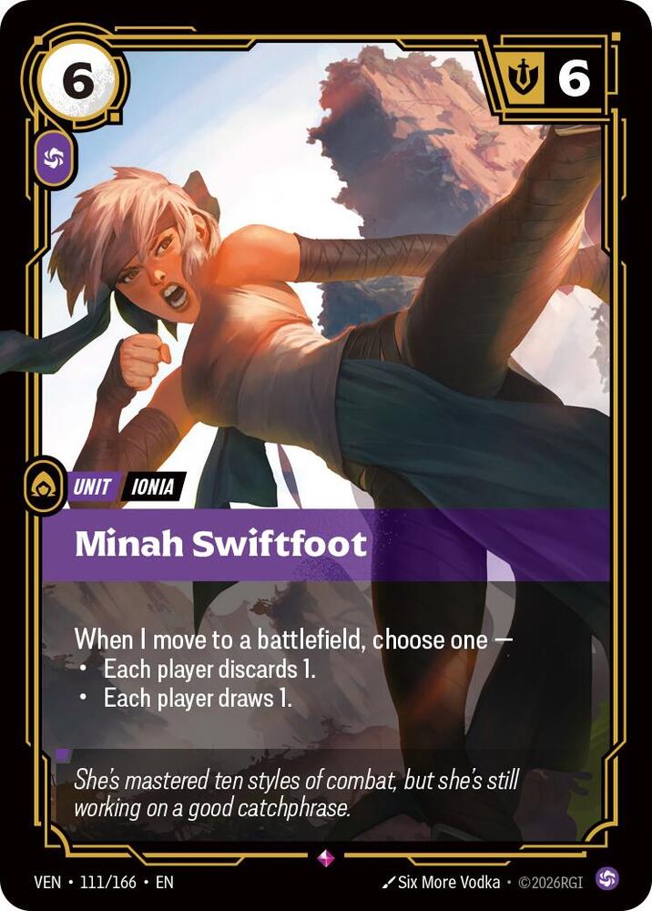Minah Swiftfoot - 111/166 - Vendetta (VEN) - Foil